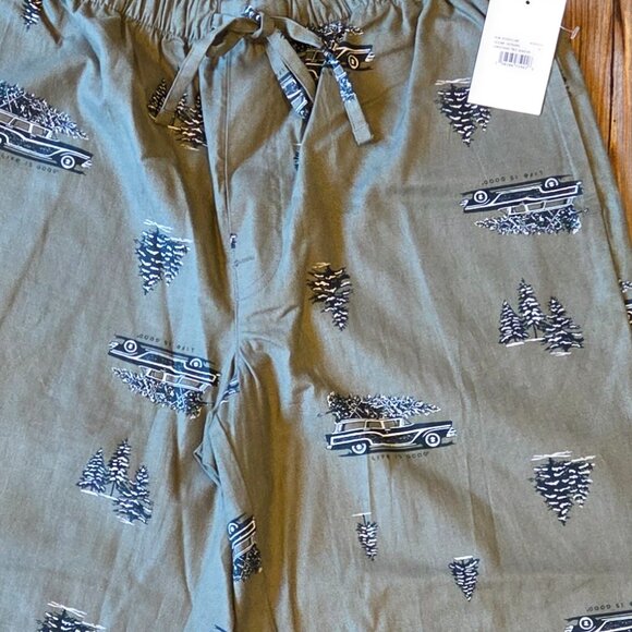 Men's Christmas Tree Wagon Pattern Classic Sleep Pant - Picture 8 of 8
